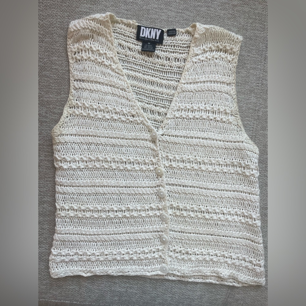 Vintage DKNY women’s vintage sweater/tank top